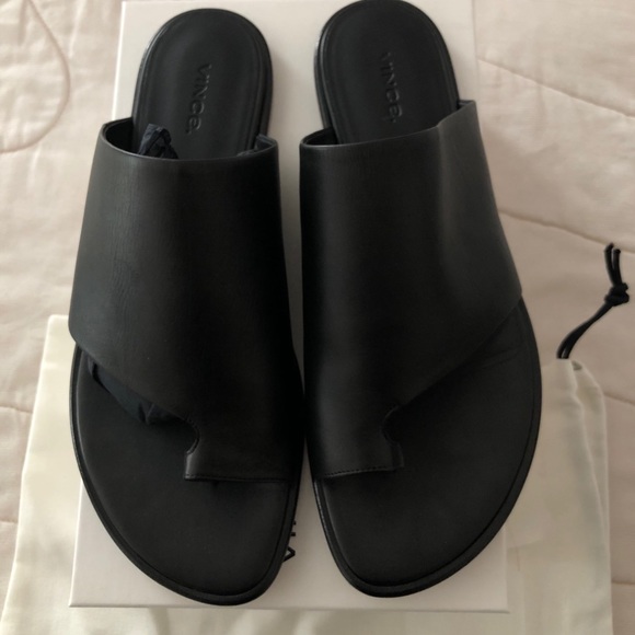 vince edris sandal black